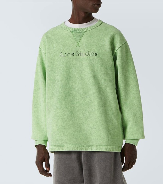 Logo cotton jersey sweatshirt