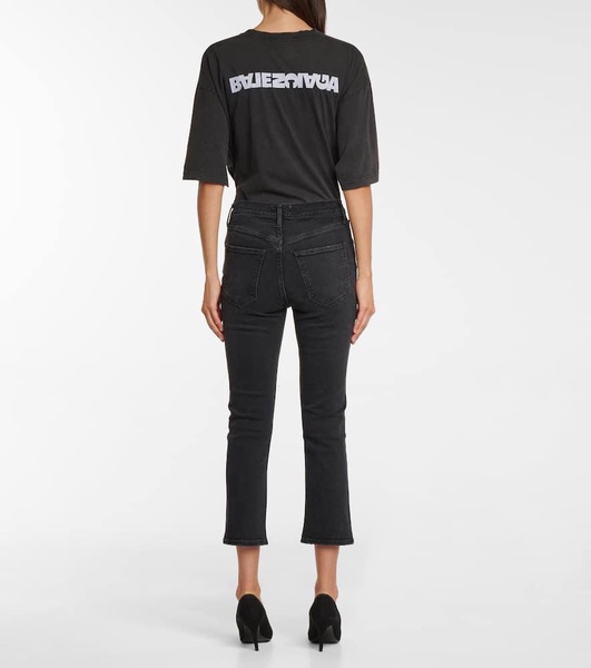 Riley high-rise cropped slim jeans