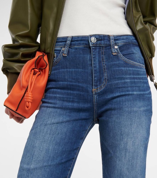 Alexxis high-rise straight-leg jeans