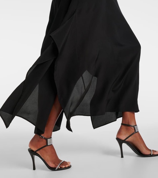 Silk maxi dress
