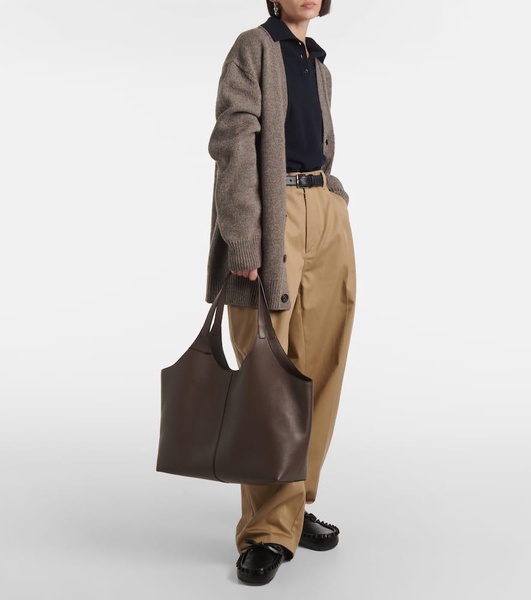 Cabas Supple XL leather tote bag