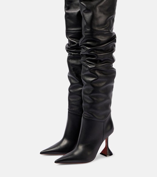 Olivia 95 leather over-the-knee boots