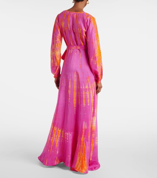 Silk maxi dress