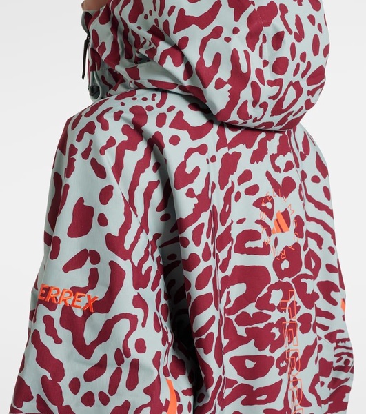 x Terrex TrueNature 2L leopard-print ski jacket