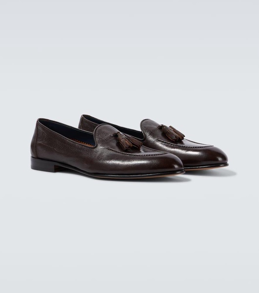 Leather loafers