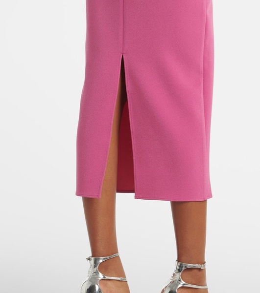 Strapless midi dress