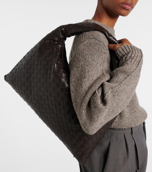 Hop Intrecciato leather shoulder bag