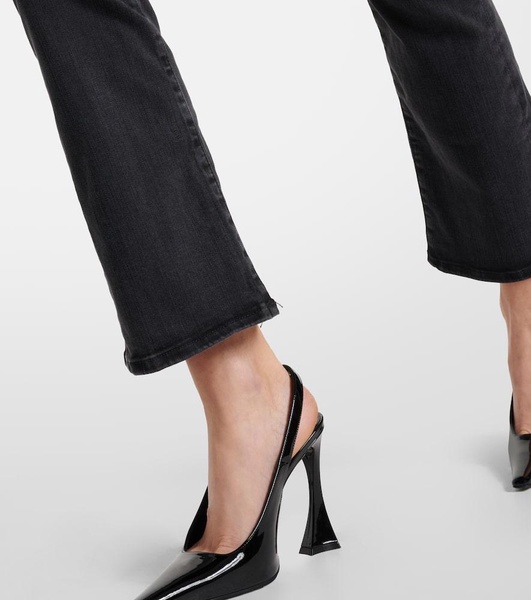 Jodi Crop high-rise flared jeans
