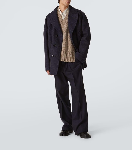 Wool and cotton vest