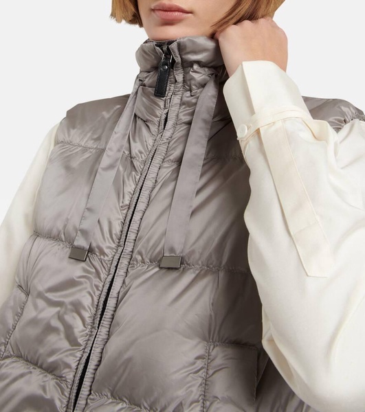Padded vest coat