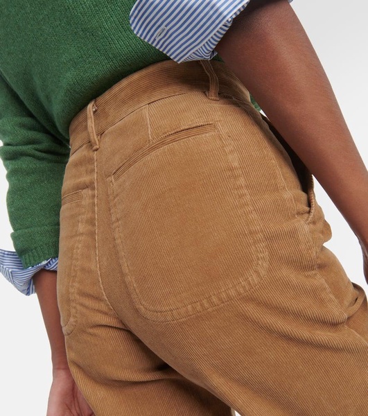 Seaside high-rise straight jeans
