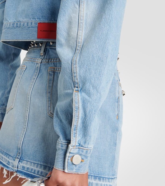 Embellished denim jacket