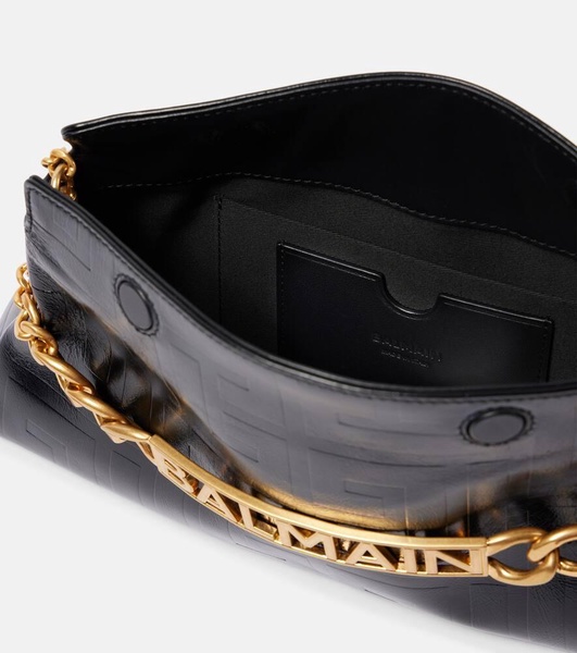 1945 PB embossed leather clutch