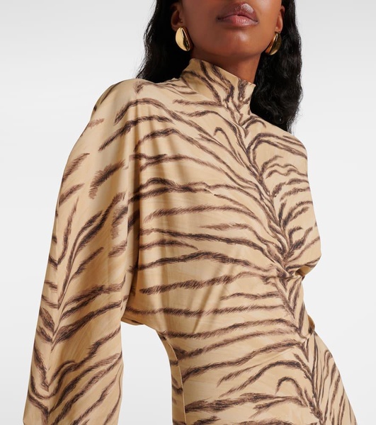 Jersey midi dress