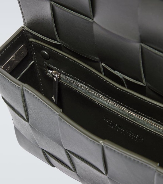 Cassette leather crossbody bag