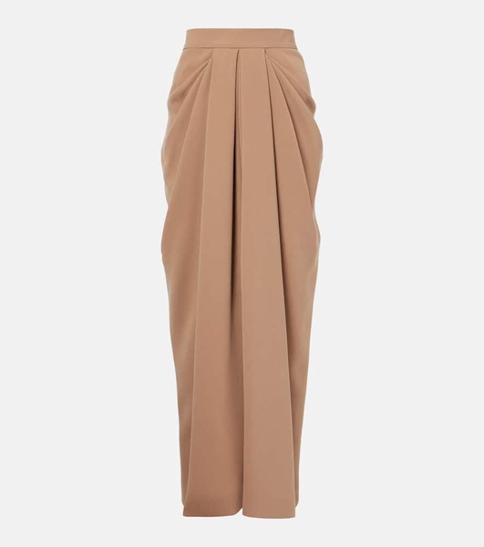 Ridente pleated maxi skirt