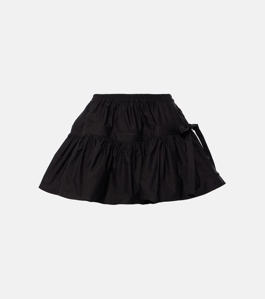 Deesser bow-detail miniskirt 