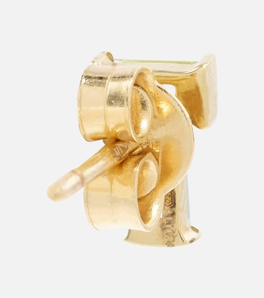 Tu Y Yo 9kt gold earrings with gemstones