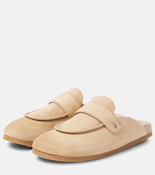Manly suede mules