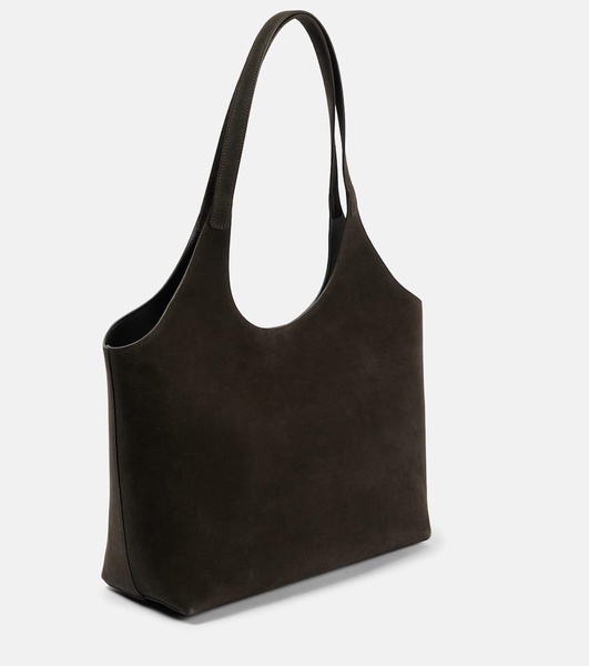 Cabas suede tote bag