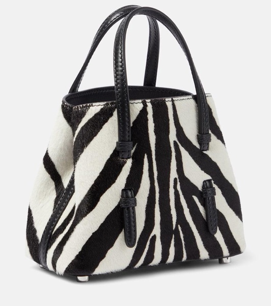 Mina 16 micro calf hair tote bag