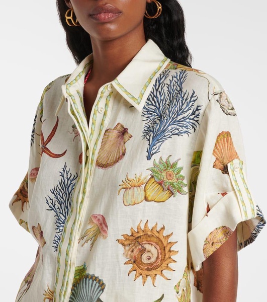 Sea linen shirt