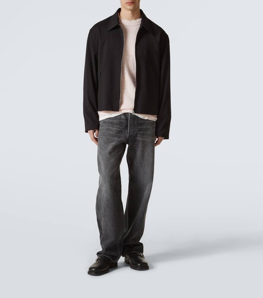 Wool and cotton-blend sweater