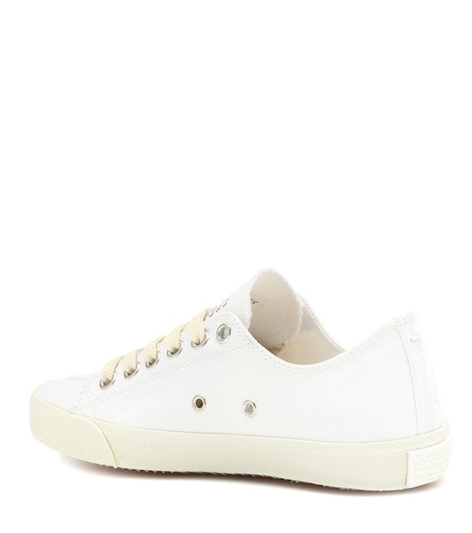 Tabi logo canvas low-top sneakers
