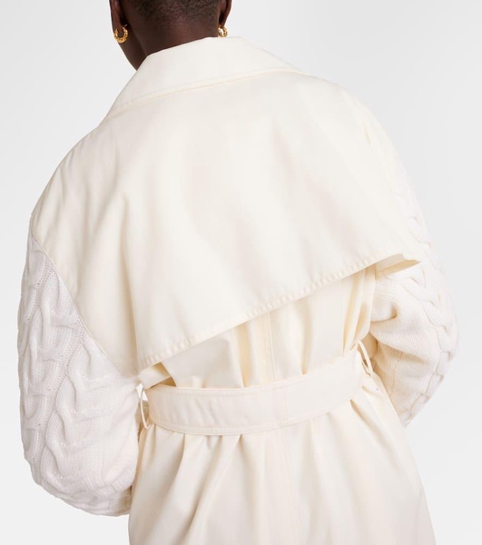 Cicladi wool trench coat