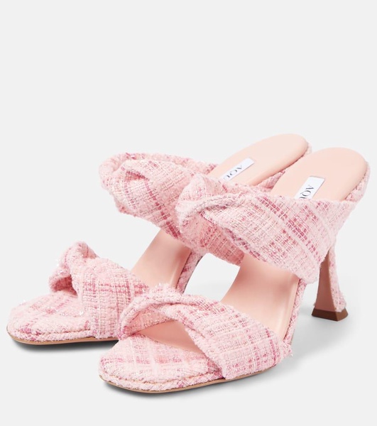 Twist 95 tweed mules