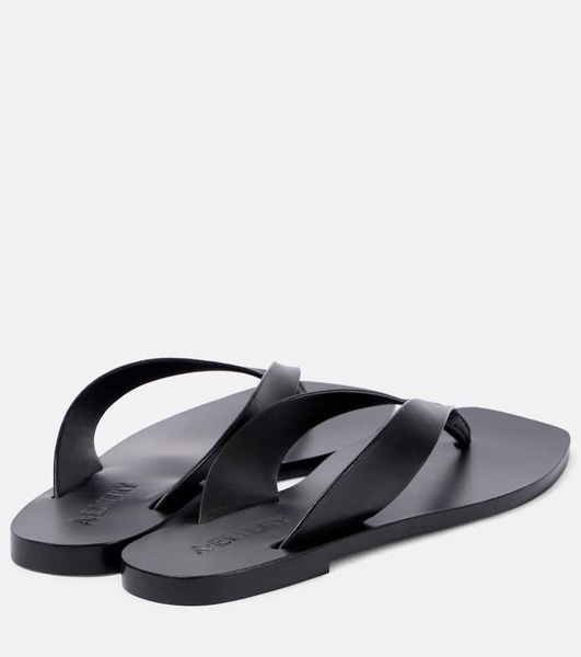 Kinto leather thong sandals