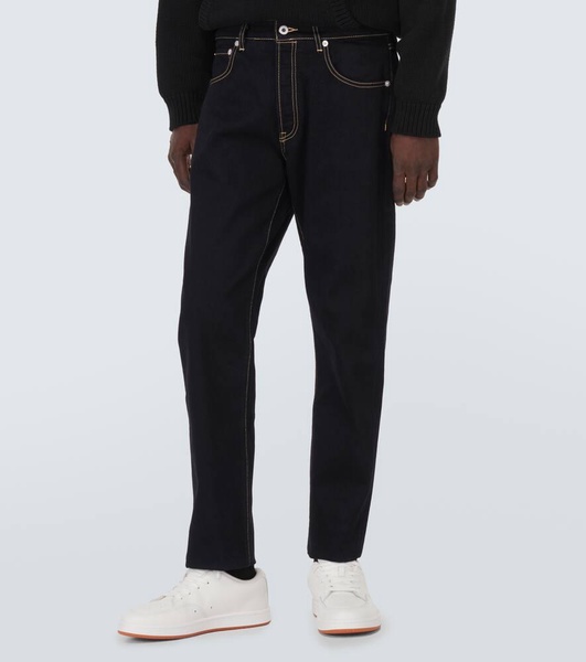 Bara mid-rise straight jeans