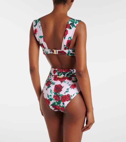 Donna floral bikini top