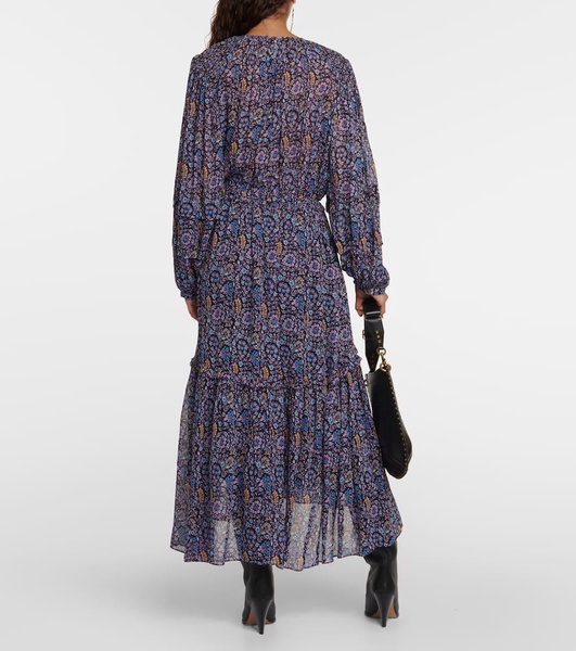 Naema paisley georgette maxi dress