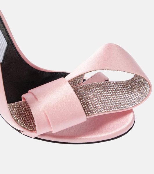 x Sergio Rossi Marquise embellished sandals