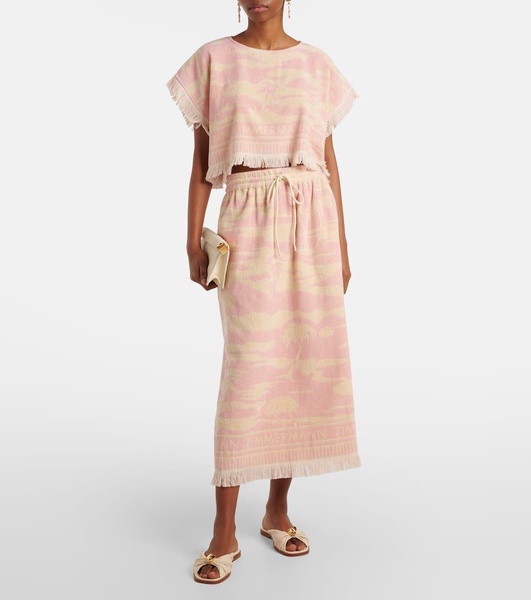 Maxine cotton maxi skirt
