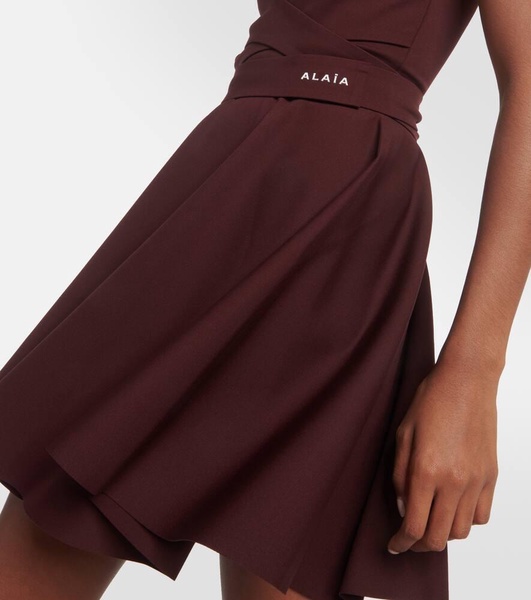 Mockneck jersey dress