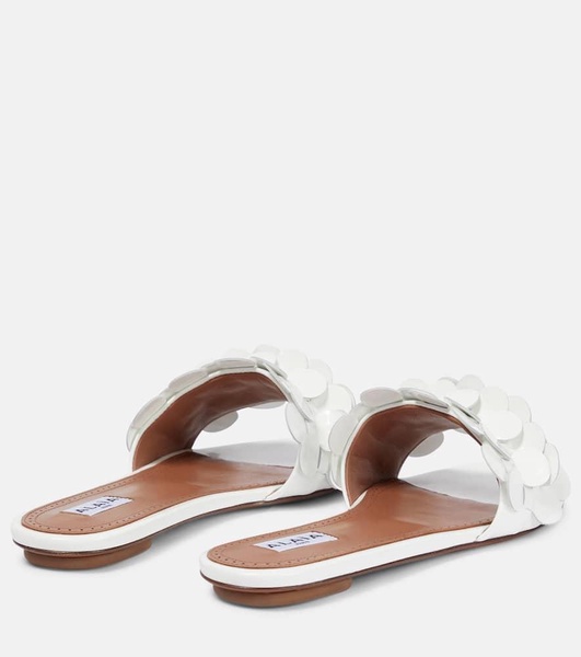 Confetti leather sandals