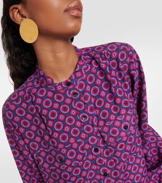 Mathilde printed shirt dress