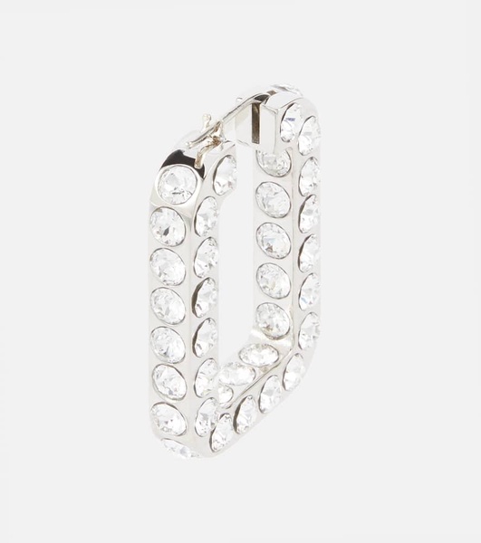 Charlotte embellished hoop earrings