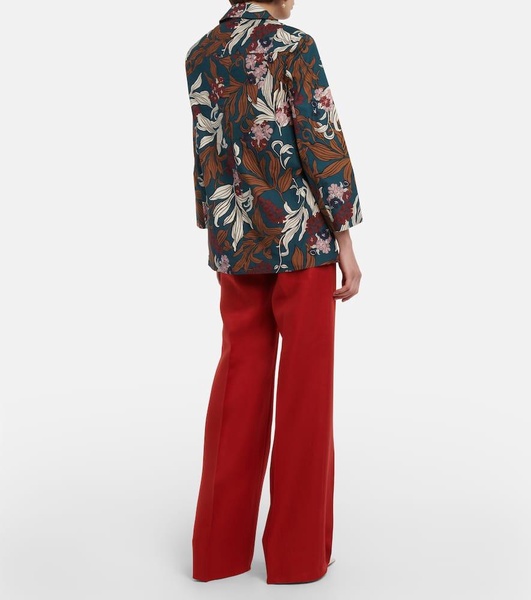Fauna printed poplin shirt