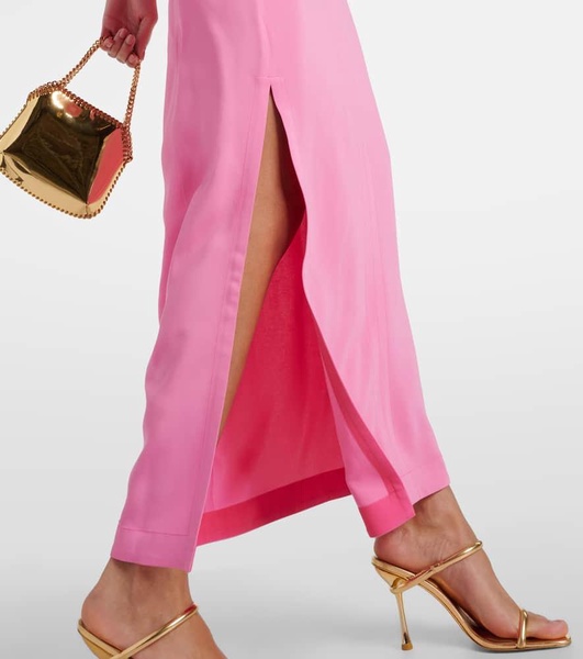 Gathered maxi dress
