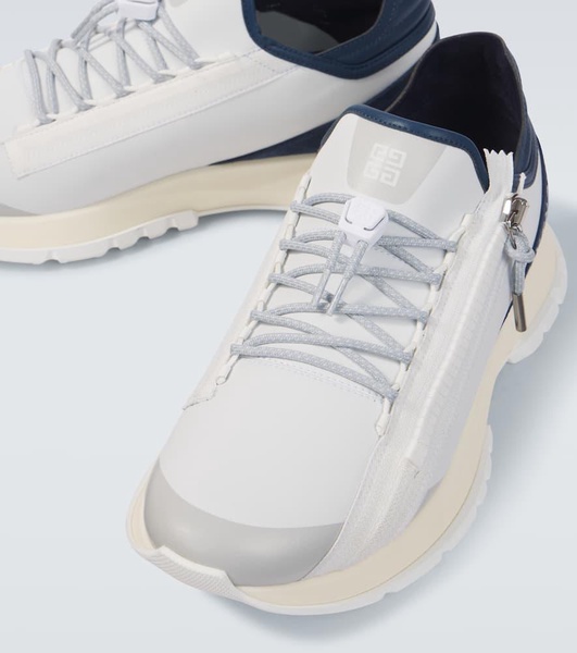 Spectre suede-trimmed sneakers
