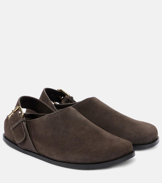 Louis suede slingback flats