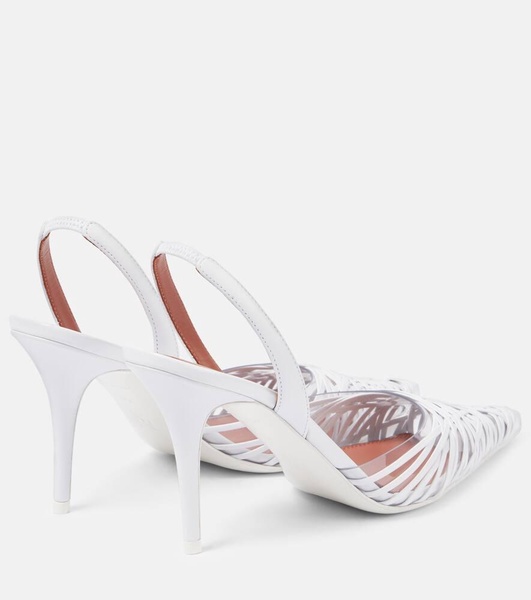 Lori 90 leather slingback pumps