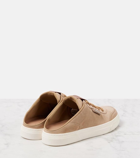 Slides suede sneakers