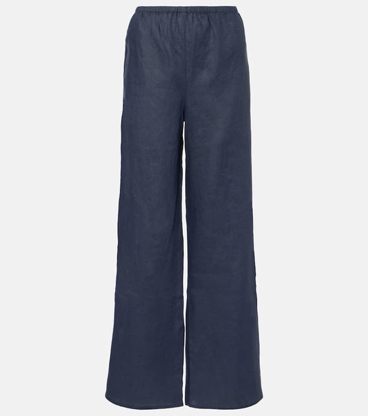 Austin linen wide-leg pants