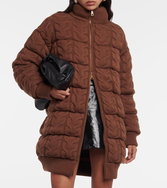 Ovatta wool and cashmere jacket