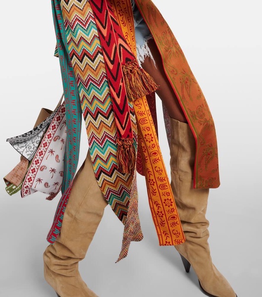 Scent of Incense patchwork coat