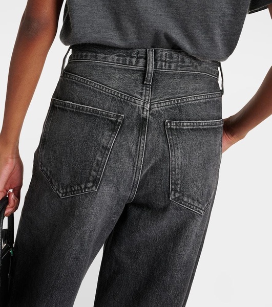Dame high-rise wide-leg jeans
